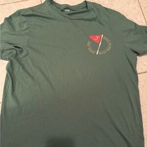 J.Crew Factory Hole in One Club Graphic Tee Size Large
